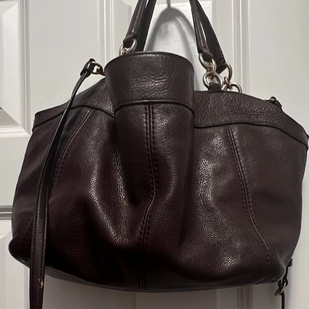 Coach Lexy pebble leather bag F23537 crossbody and shoulder bag